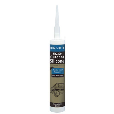 Low Odor Neutral Silicone Sealant Weatherproofing For Aluminium Windows