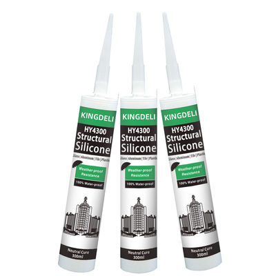 Clear Structural Silicone Sealant For Aluminium Windows Weatherproofing