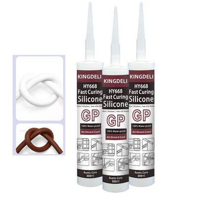 300ml General Purpose Acetic Silicone Sealant Clear For Gp Glass