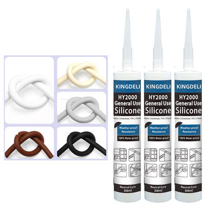 Black Neutral Silicone Sealant Weather Resistant For Indoor Decoration